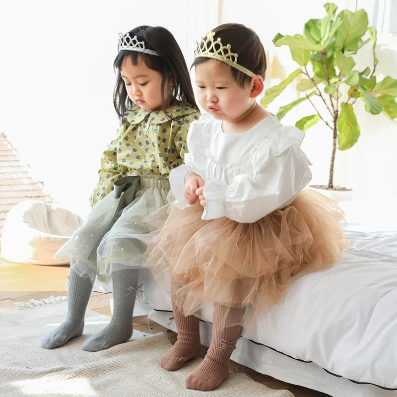 2020 Autumn New Design Cotton Baby Girls Pantyhose Stockings Baby Pantyhose Tights