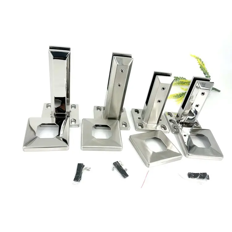 frameless glass balcony railing designs side mount glass spigot