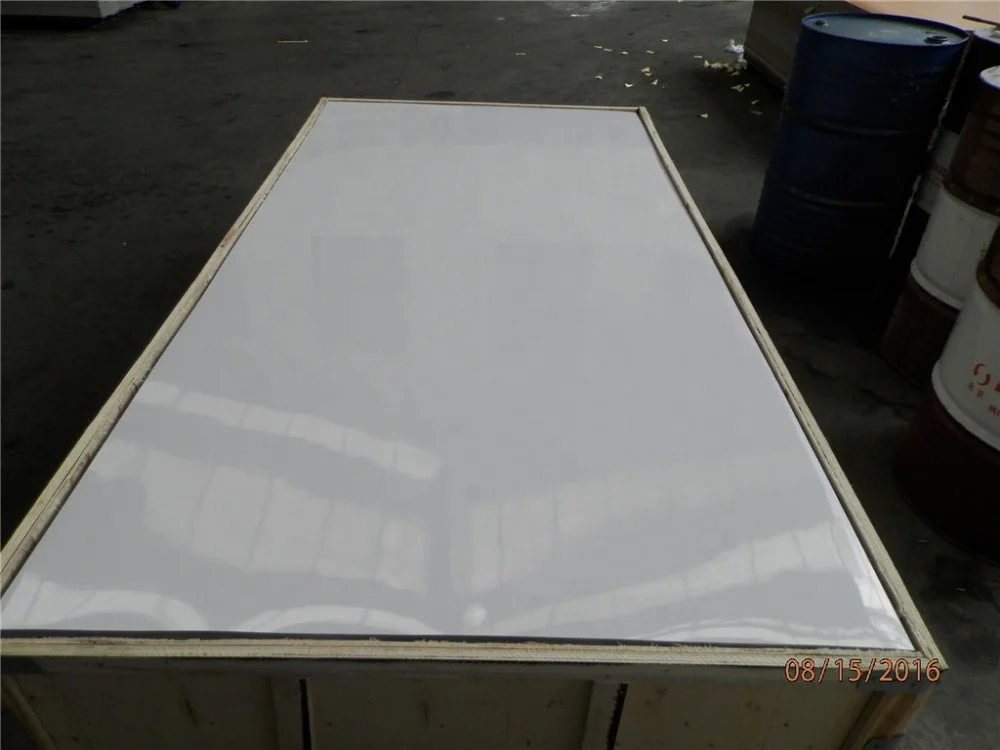 1220*2440*0.5mm white glossy HPL  glossy formica