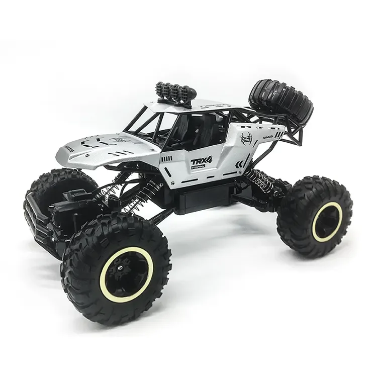 1/12 4WD Alloy Remote Control RC Car LED Lights 2.4G Radio Buggy Trucks for Boys Electric Toys for Children