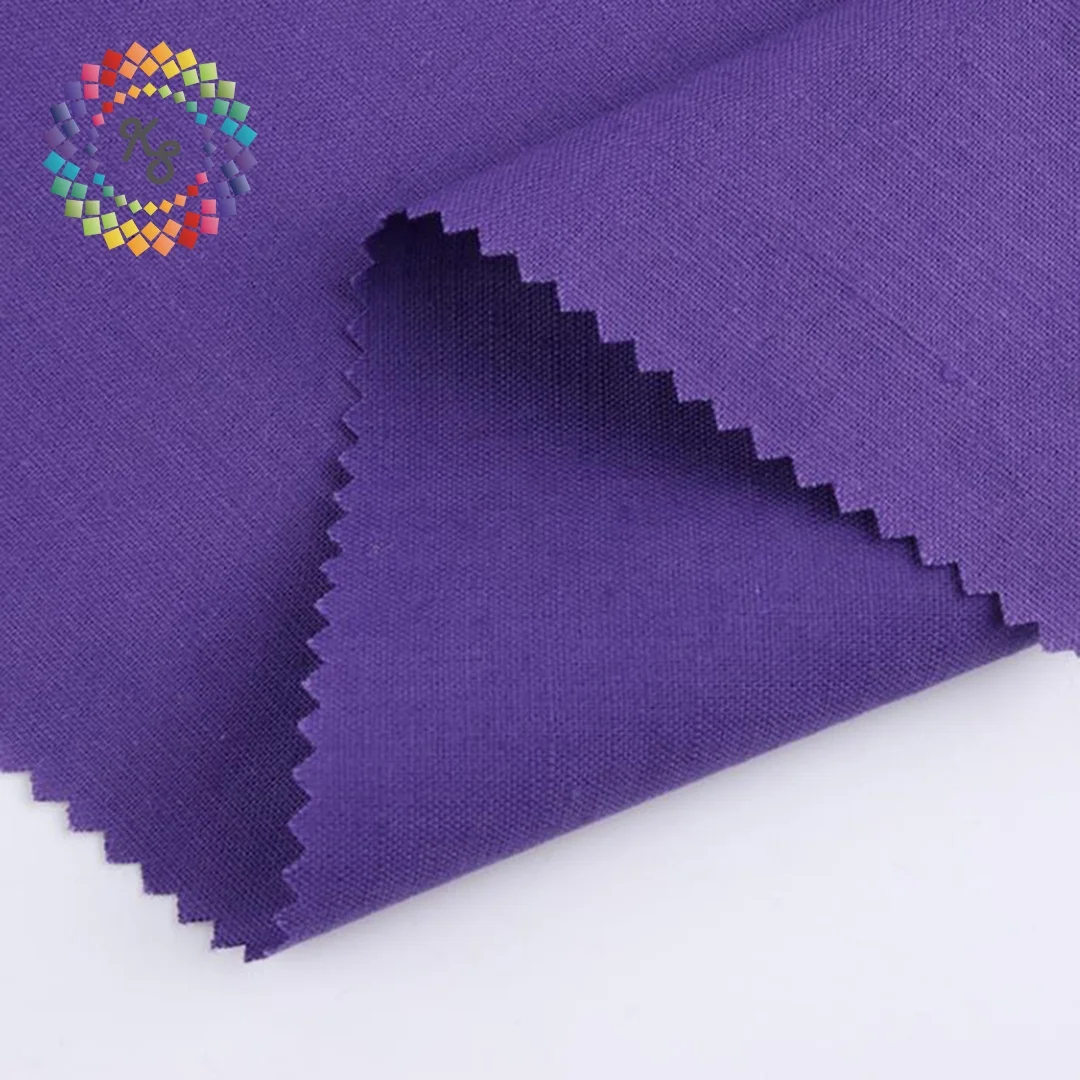 Hot Sale High Quality 55% Linen 45% Cotton Blend Fabric For Home Textile