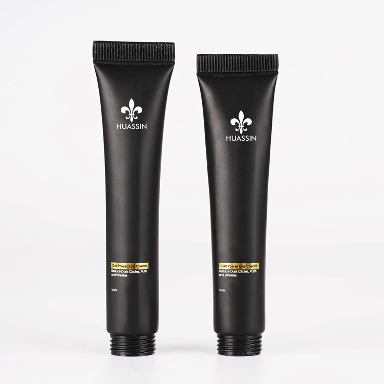 15ml Empty Plastic Cosmetic Essence Cream Tube Packaging  Container Tube Massage Eye Cream Tube With  Zinc Alloy Head