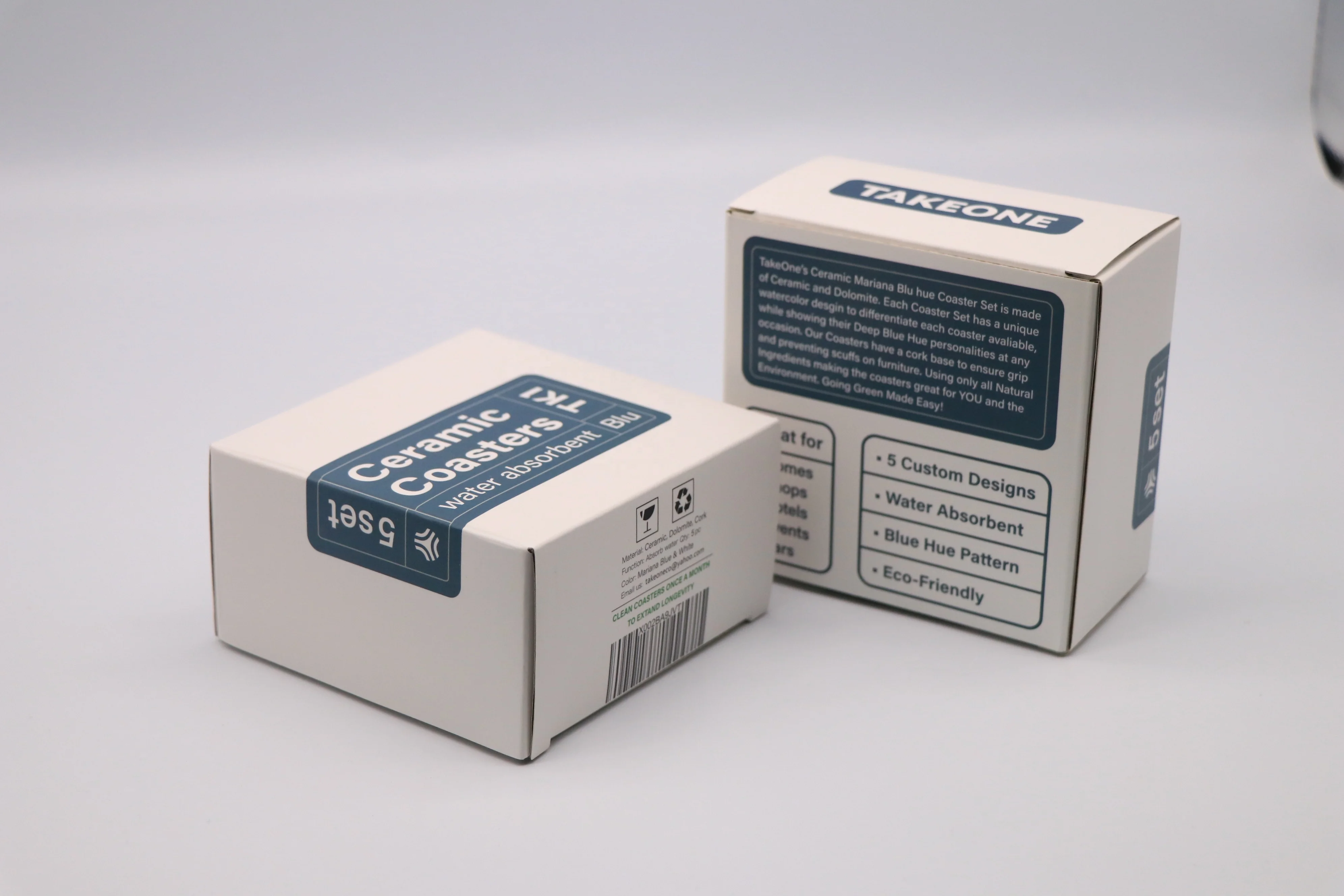 Factory Price Four Color Printing Over Matten Film Corrugated Paper Ceramic Cup Pad Packing Box