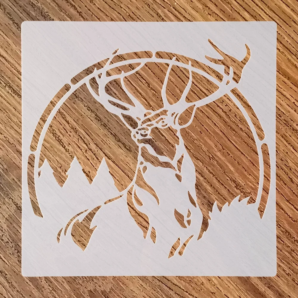 Beautiful Wild Life Animal Custom Plastic Big Airbrush Wall Paint Stencils for wall reusable Painting Wall Stencil Templates