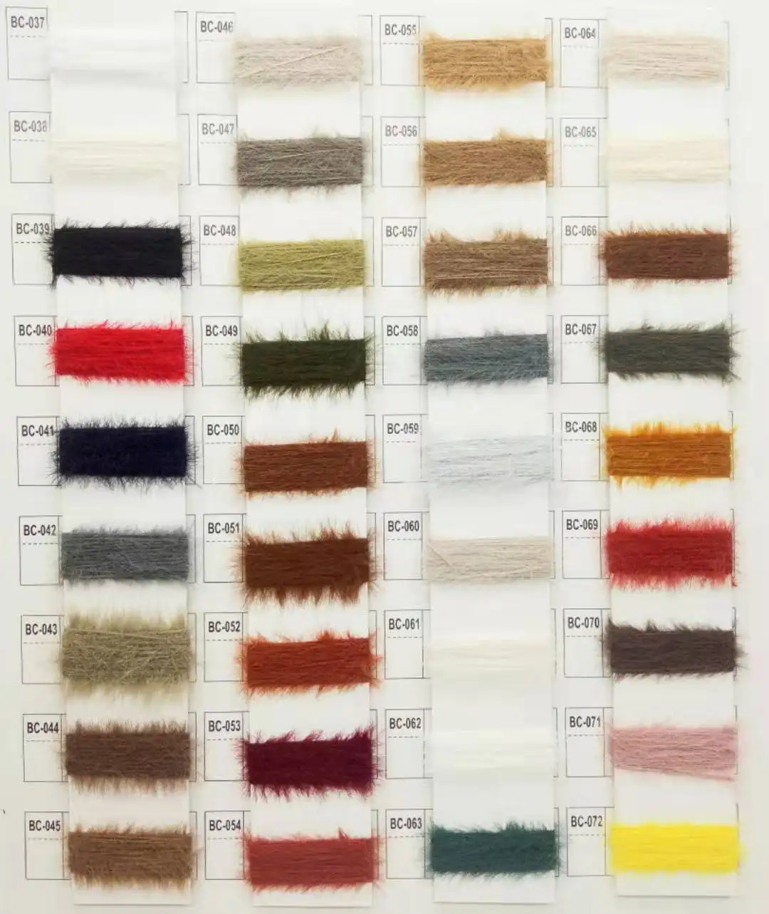 Manufacturer 1.3 cm 100% polyester fancy imitate mink hair yarn for knitting on sale
