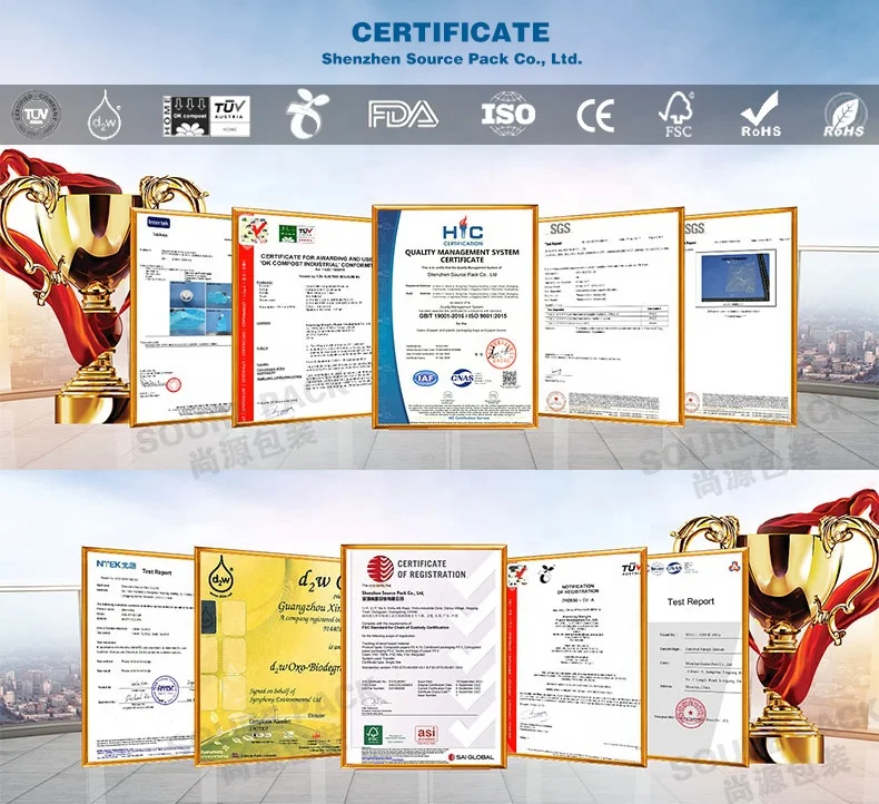 Child Resistant Zipper Stand up Pouch Bag 3.5g Smell Proof Custom Packaging Mylar Bag with Inside Printing