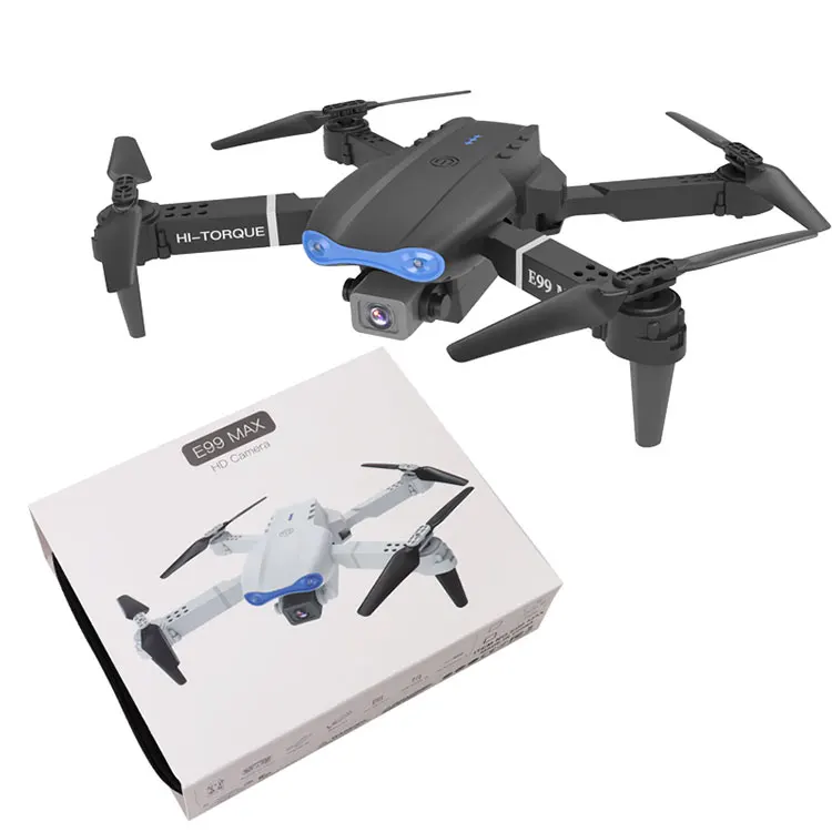 Wide Angle fold Drone 4k dual Cameras E99 Max Wifi VR 3D Camara Gravity sensor  Low price 2.4GHz Photography Quadcopter Drone