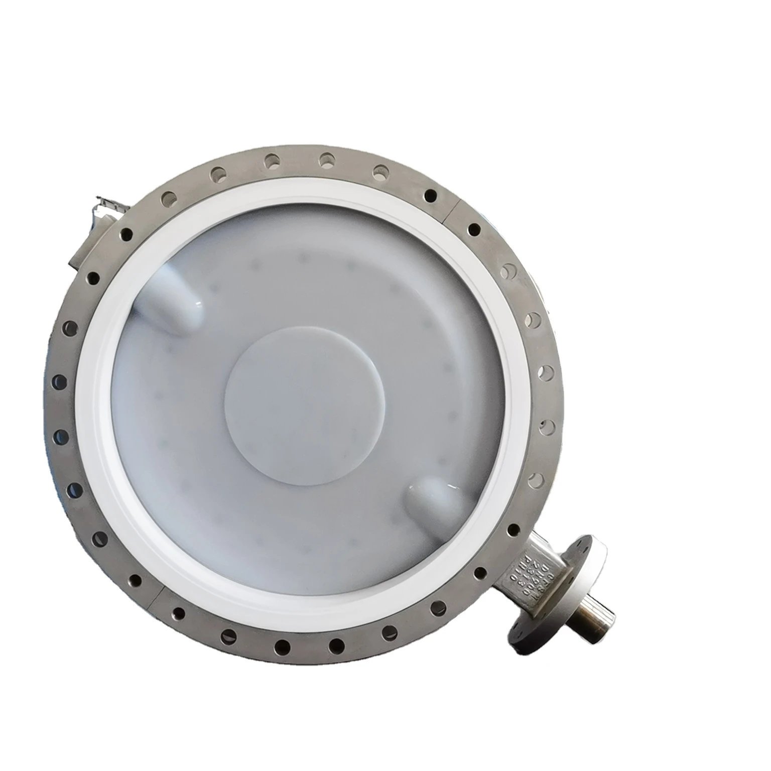 dn900 dn600 PTFE lined flanged ss316  CF8M sanitary stainless butterfly valve oem