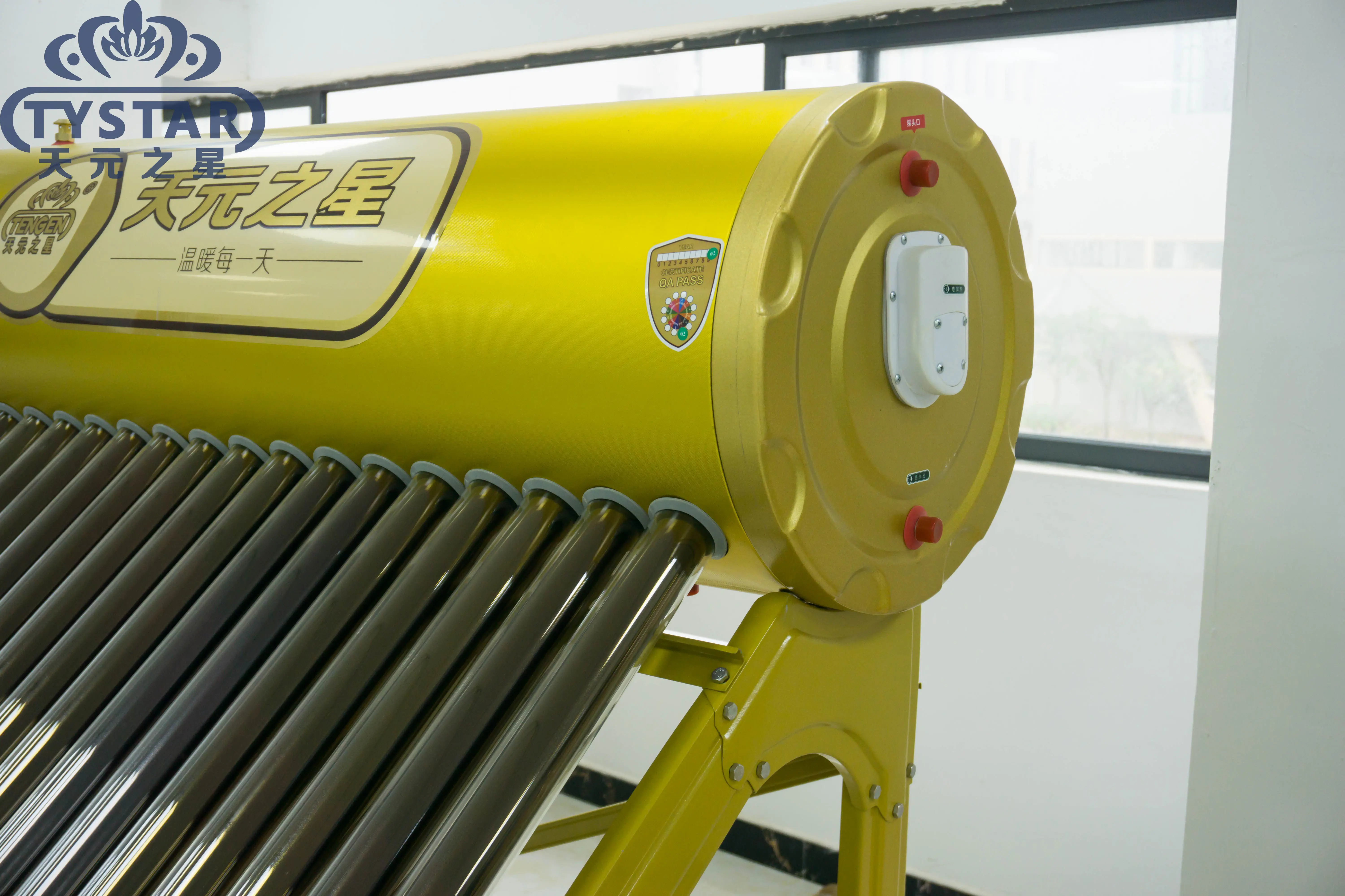 Домашний Бытовой Солнечный водонагреватель под давлением от производителя вакуумная трубка резервуар для воды из нержавеющей стали 304 индивидуальный Тенген