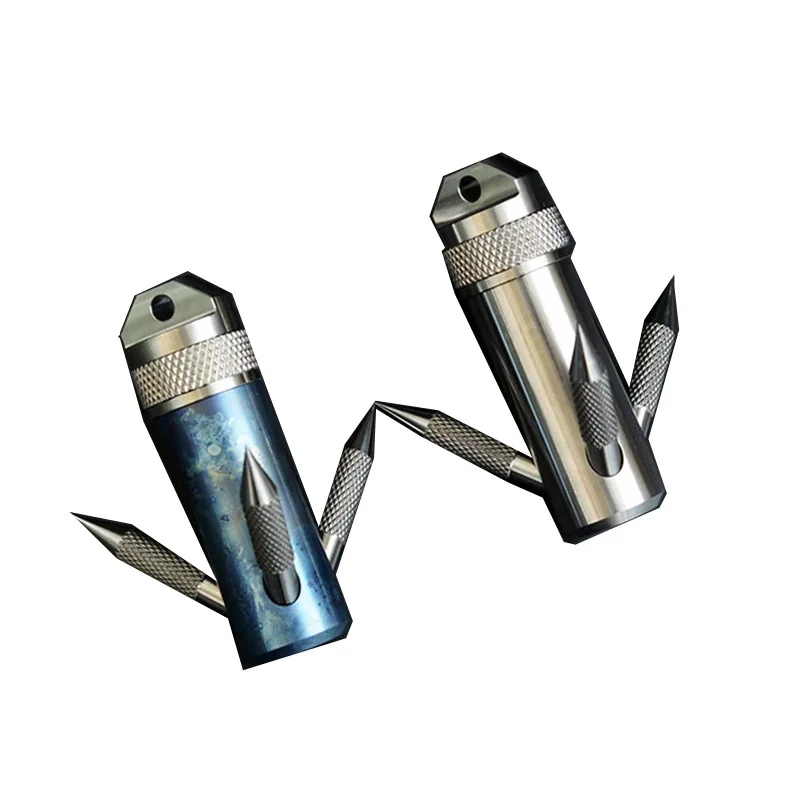 EDC титановый сплав Capsule крюк водонепроницаемый ящик контейнер для хранения таблеток может Многофункциональный портативный инструменты