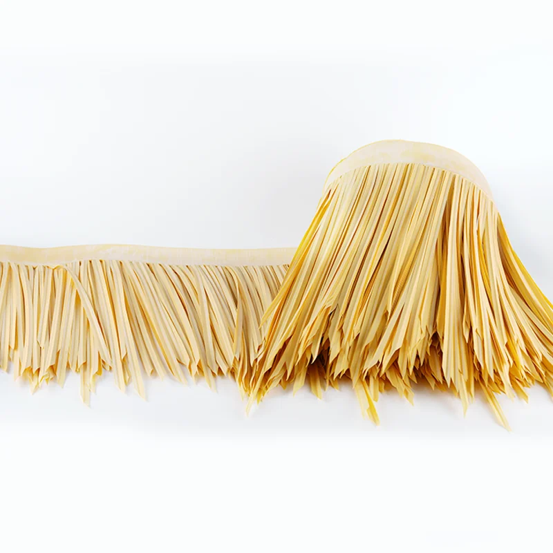 Fast Delivery Mexican Tiki Hut Artificial Grass Skirting Roof Rolls Plastic Roof Thatch