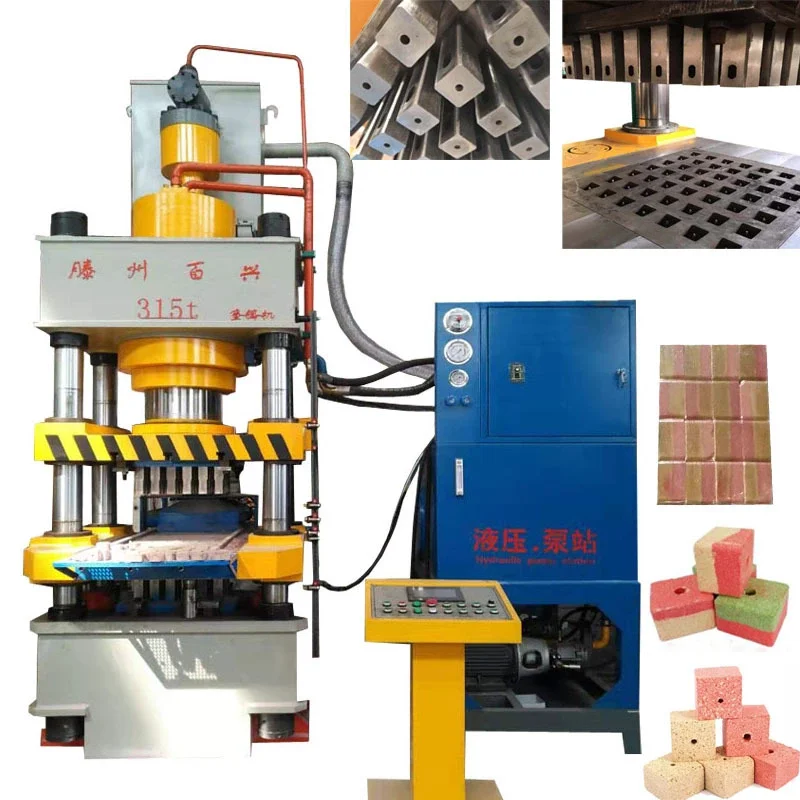 Powder metallurgy compacting with hydraulic pump hydraulic press