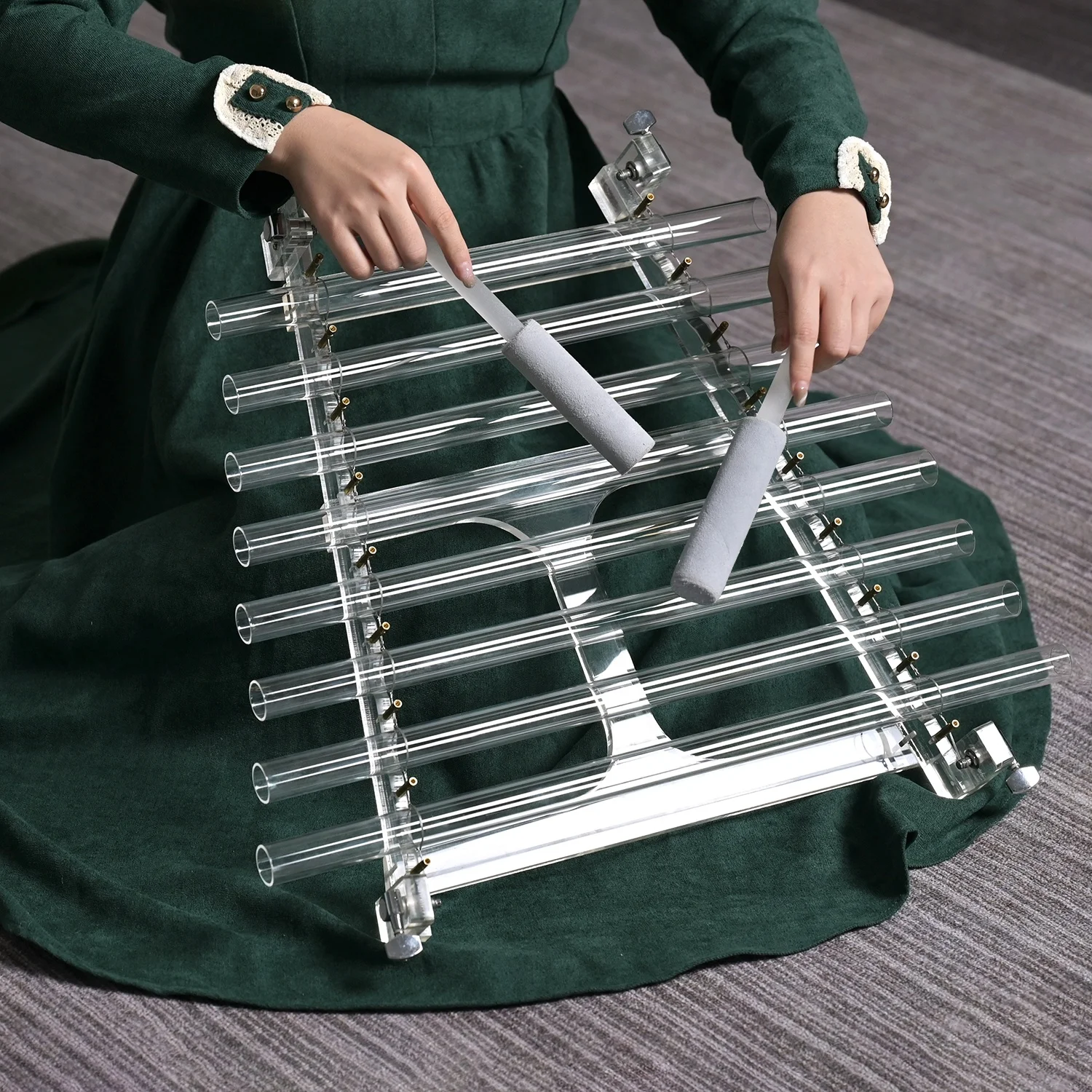 SUCCESS Wholesale Perfect Chakra Note Quartz Crystal Singing Harp Cristal Harpa