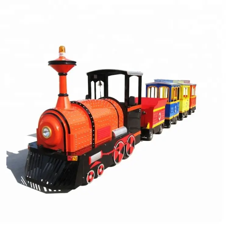 Good quality amusement park rides kids electric train rides for sale