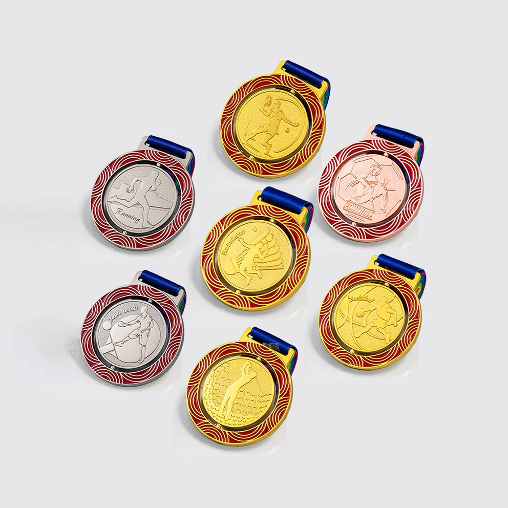 Wholesale Creative Medals Gold Metal Medallion Gymnastic Soccer Award Medal