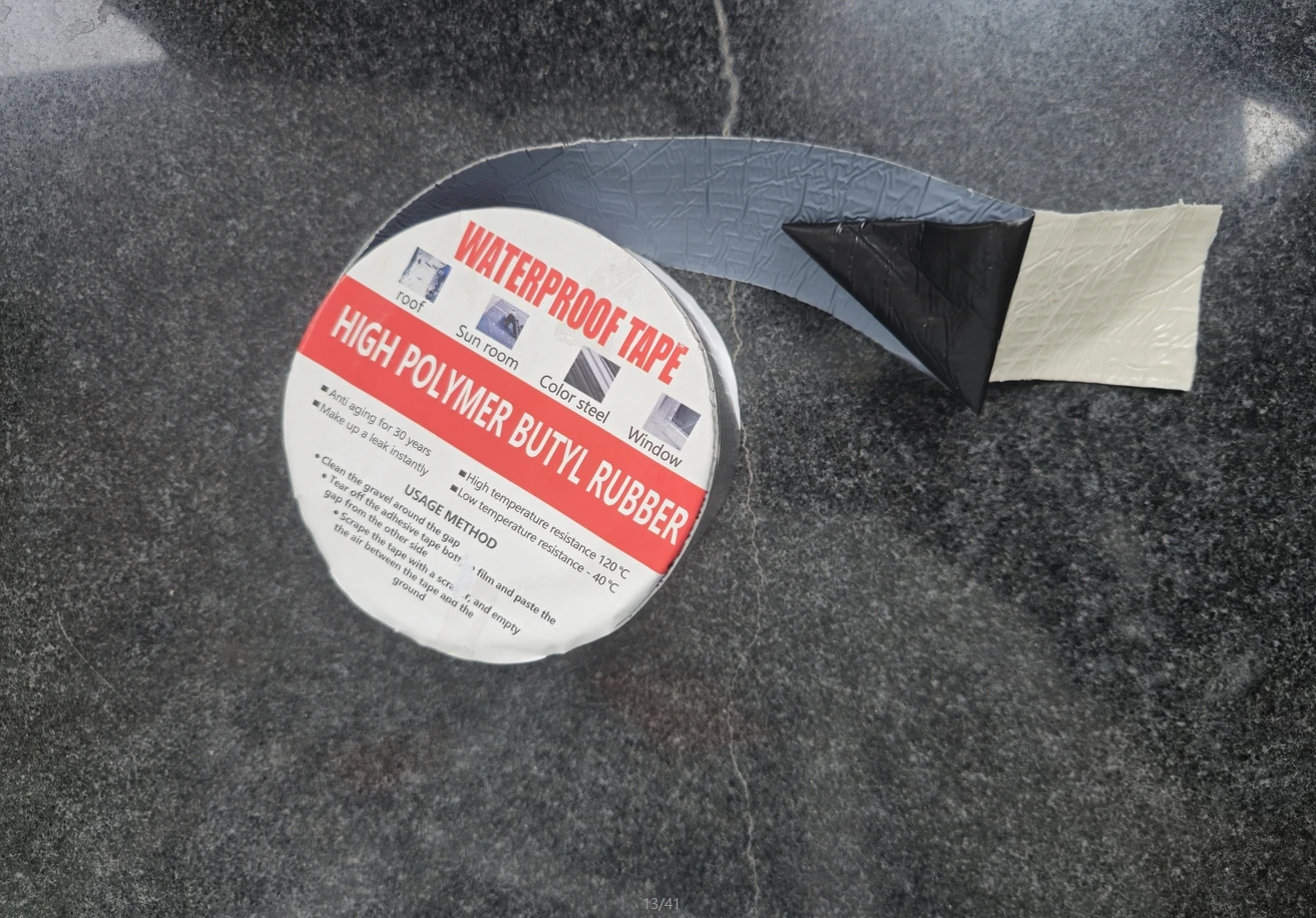 Good price of New product  Butyl Rubber Self Adhesive Waterproof Tape For Surface Crack