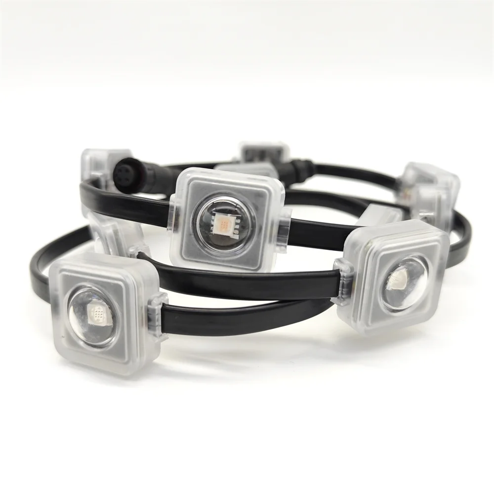 DMX Pixel Light Colorful Dot Eave Groove Permanent Holiday Kits Lighting Track White RGB Led Permanent Christmas Outdoor Lights