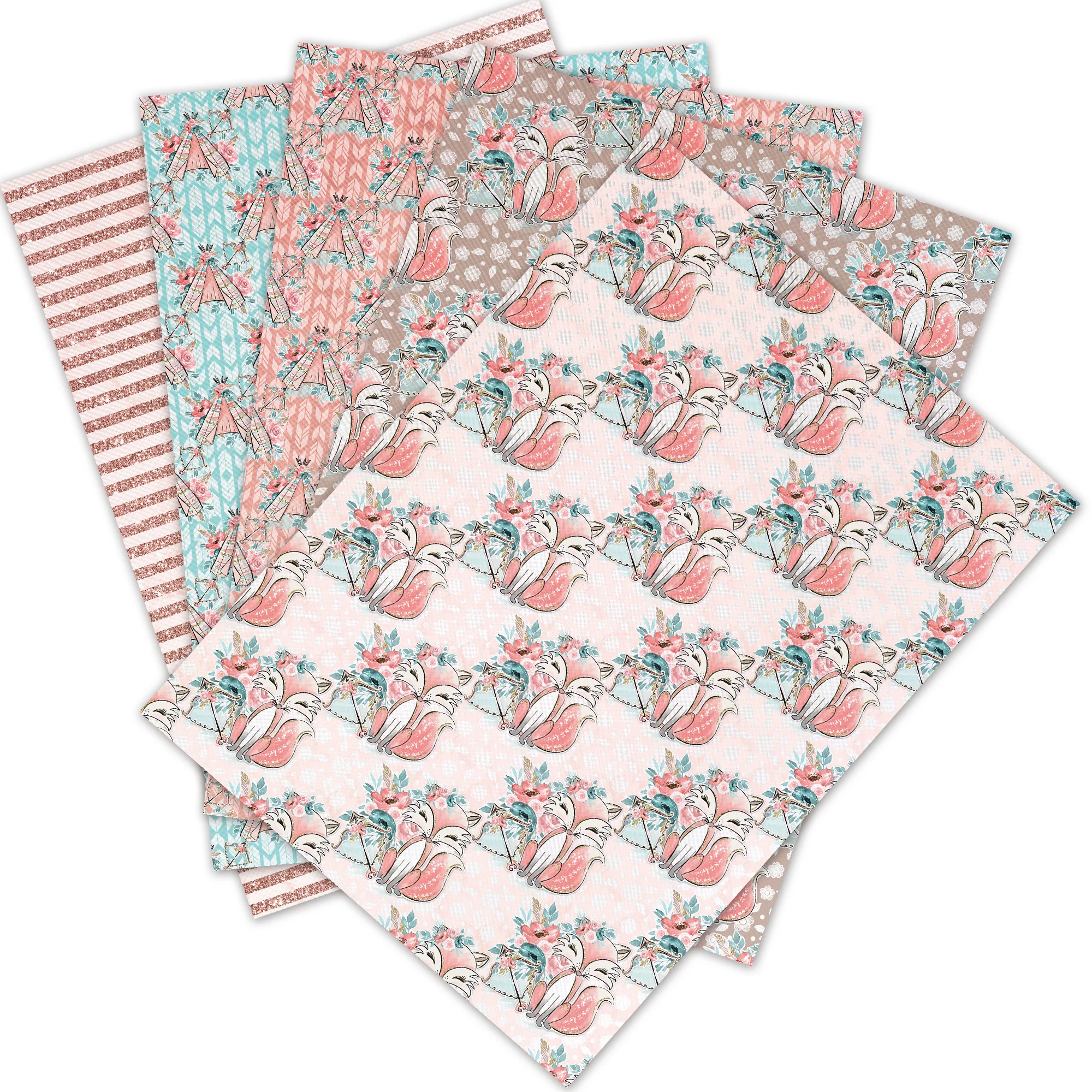 Cute Design Faux PU leather sheet