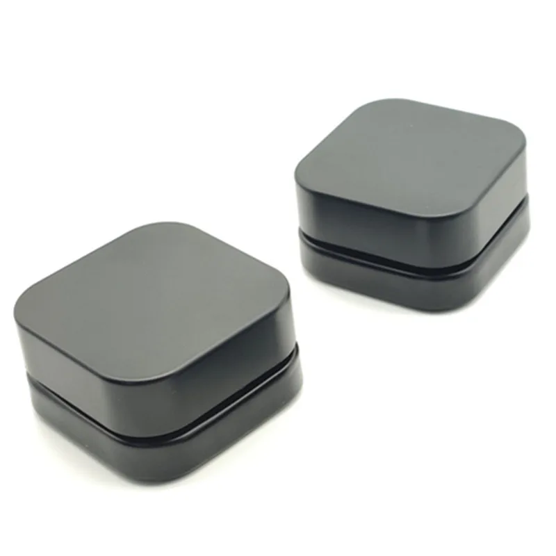 
in stock Qube jar 3ml 5ml 7ml 9ml clear black white Square Premium CR Glass Concentrate container with CR lid 