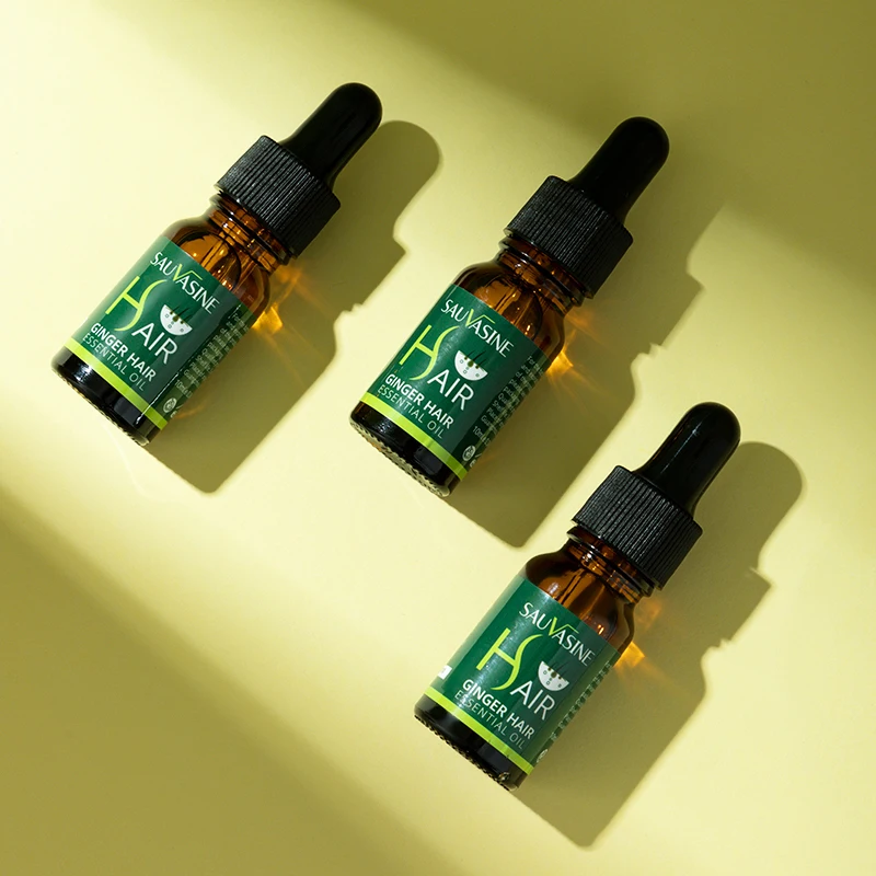Professional Moisturizing Smoothing Anti Hair Loss healthy Regrowth serum Ginger hair essential oil Ginger hair growth oil