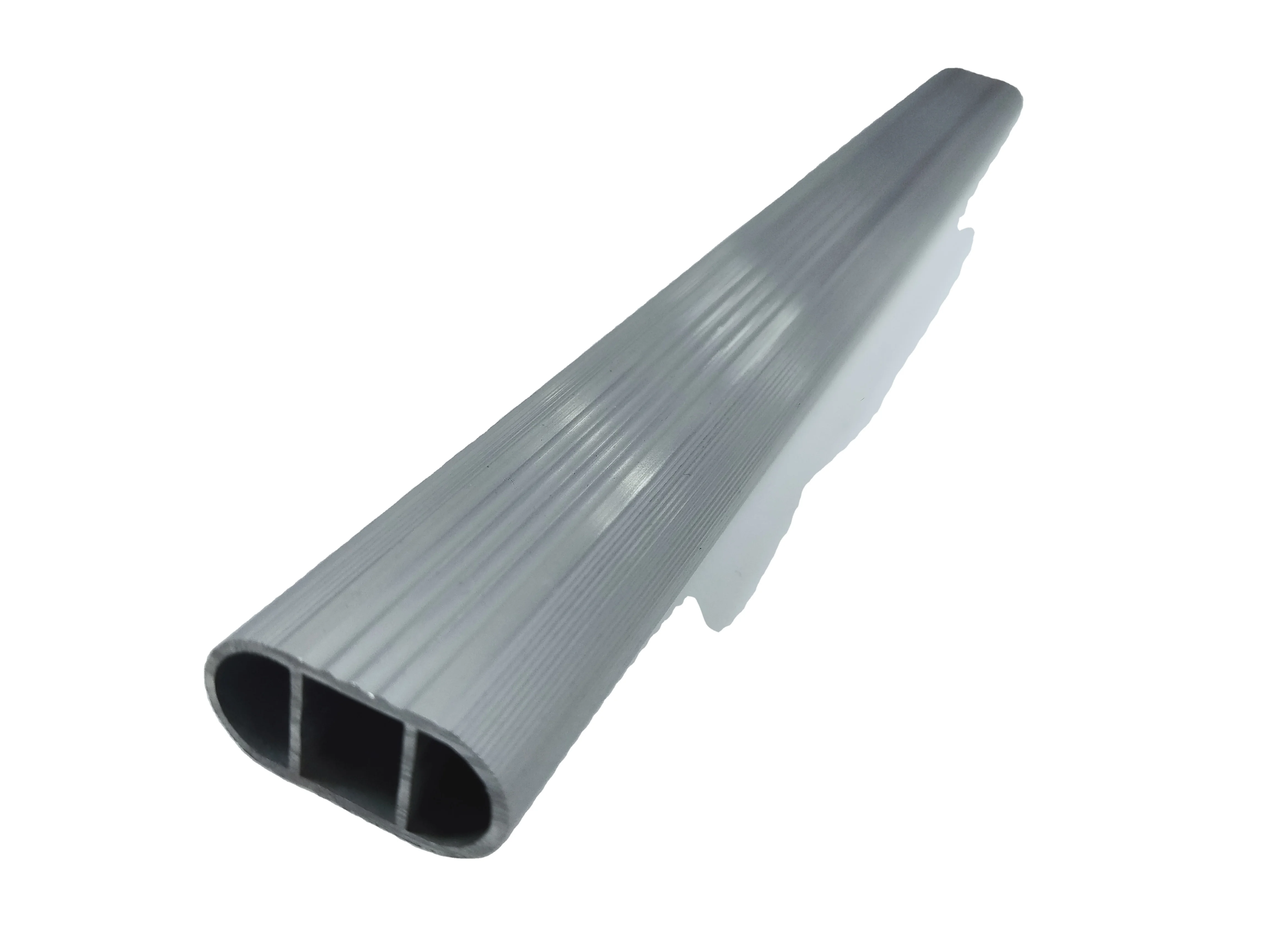 Aluminium Wardrobe Clothes Hanger Beam-Extrusion Aluminium Oval Tube Profile