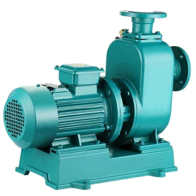 Industrial 380VBZ direct-coupled centrifugal self-priming pump non-clogging self-priming sewage pump
