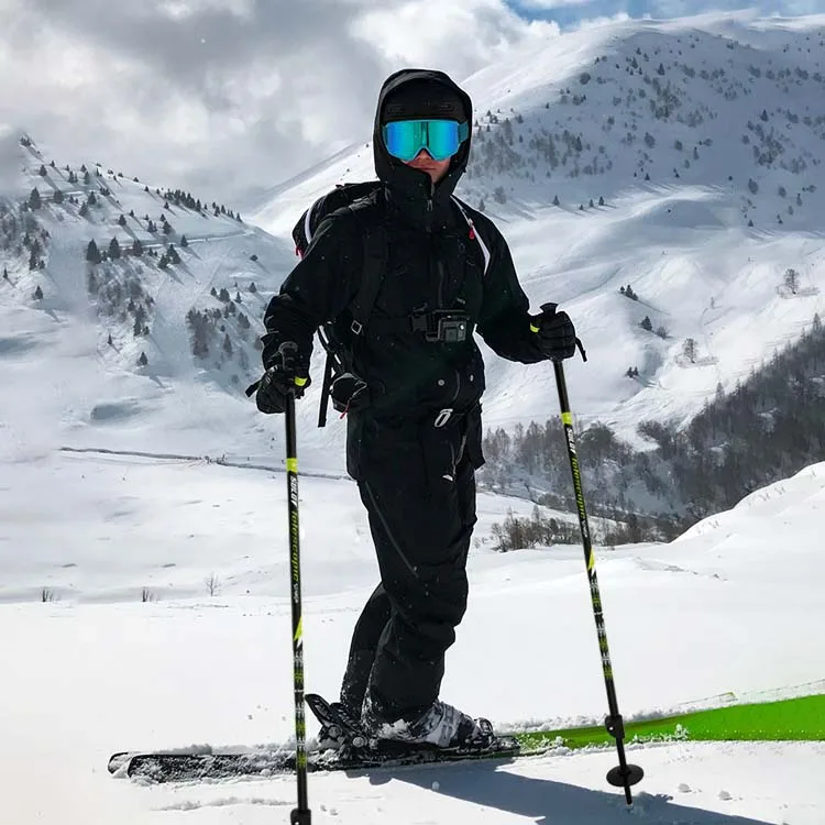 Customized Trekking Pole Cross Country Skiing Stick Professional Carbon Fiber Snow Ski Poles