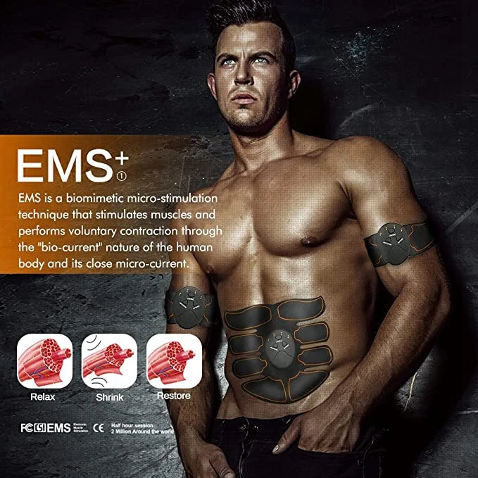wholesale home sports fitness Exercise machine EMS 8 abdominal muscles pad