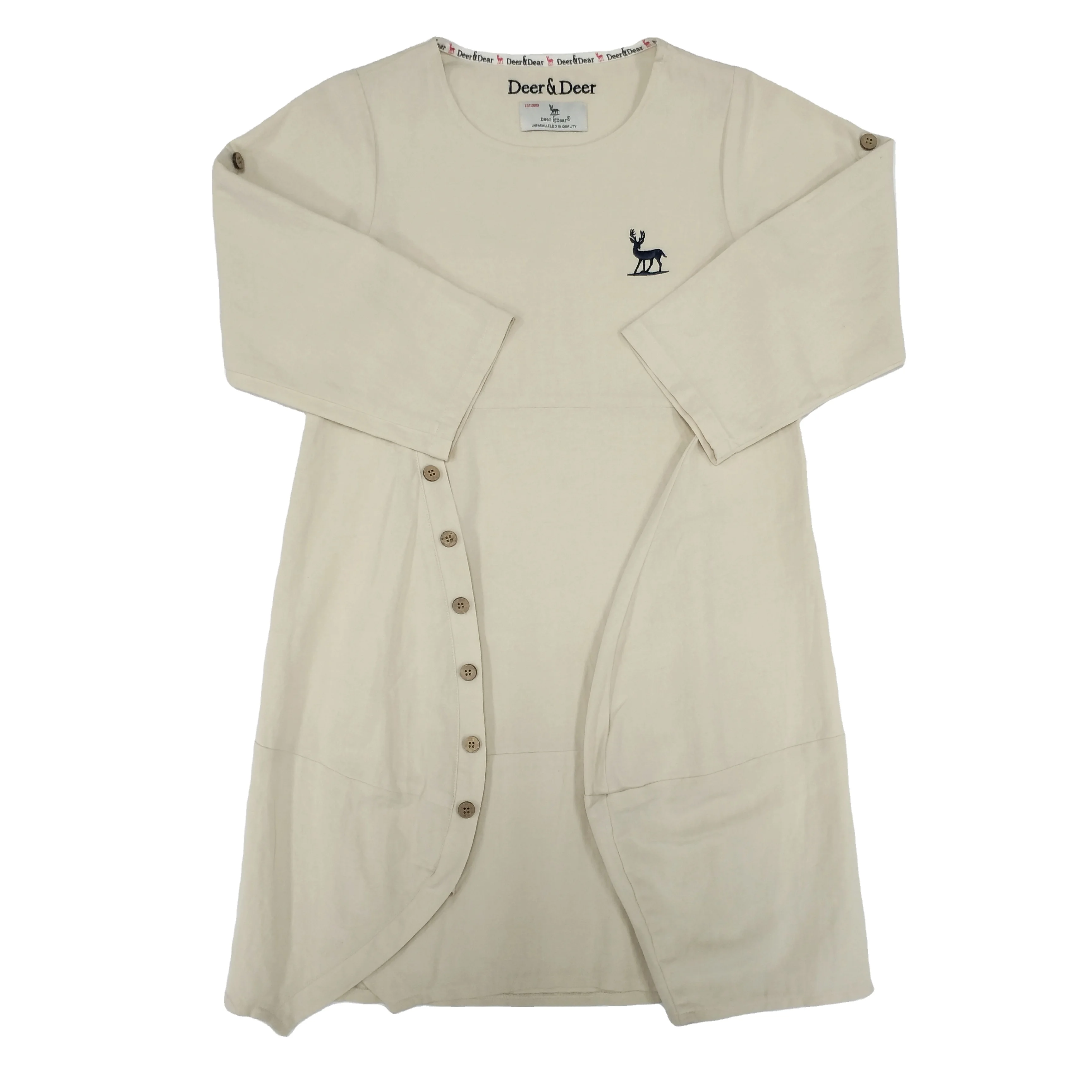 
Wholesale Comfortable Summer Linen Baby Children clothing Dress Casual Short Sleeve for little girl kids skirts 