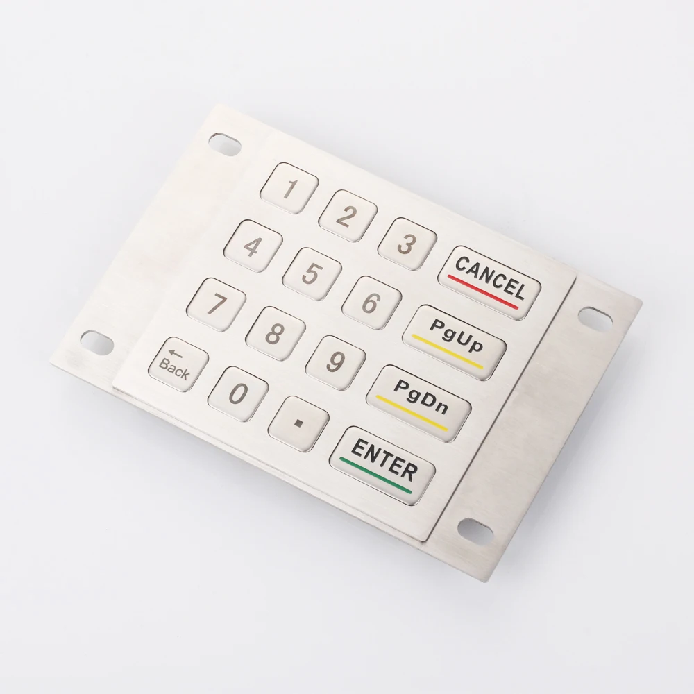  Пользовательская металлическая клавиатура ATM 4x4