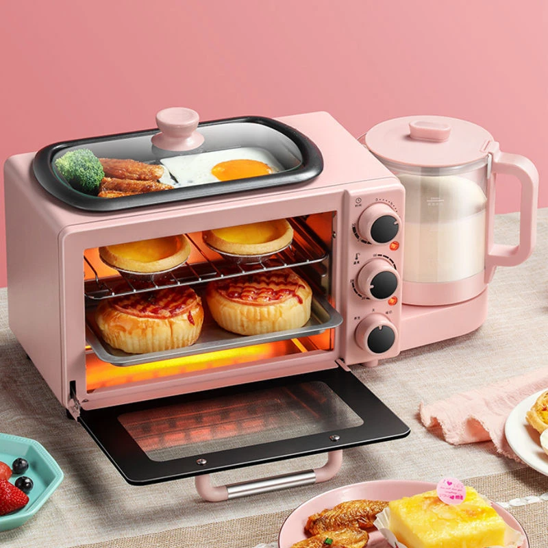 Multi Function Toast Toasters Oven Coffee Pot Frying Pan Breakfast Maker Machine