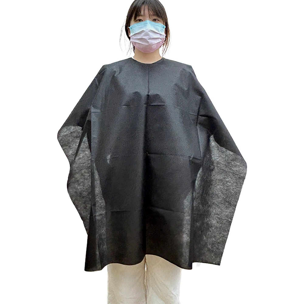 Wholesale Hot Selling Disposable Non Woven Barber Salon tool Hair Cutting Cape