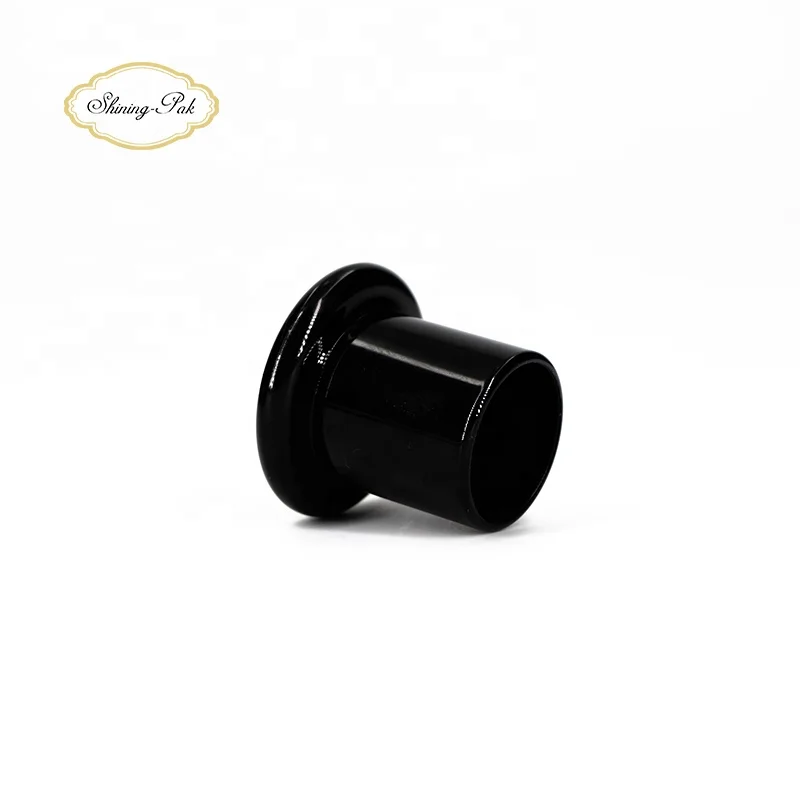 Black mushroom shape plastic perfume cap  perfume bottle cap lids closures luxury bottle caps perfume packaging