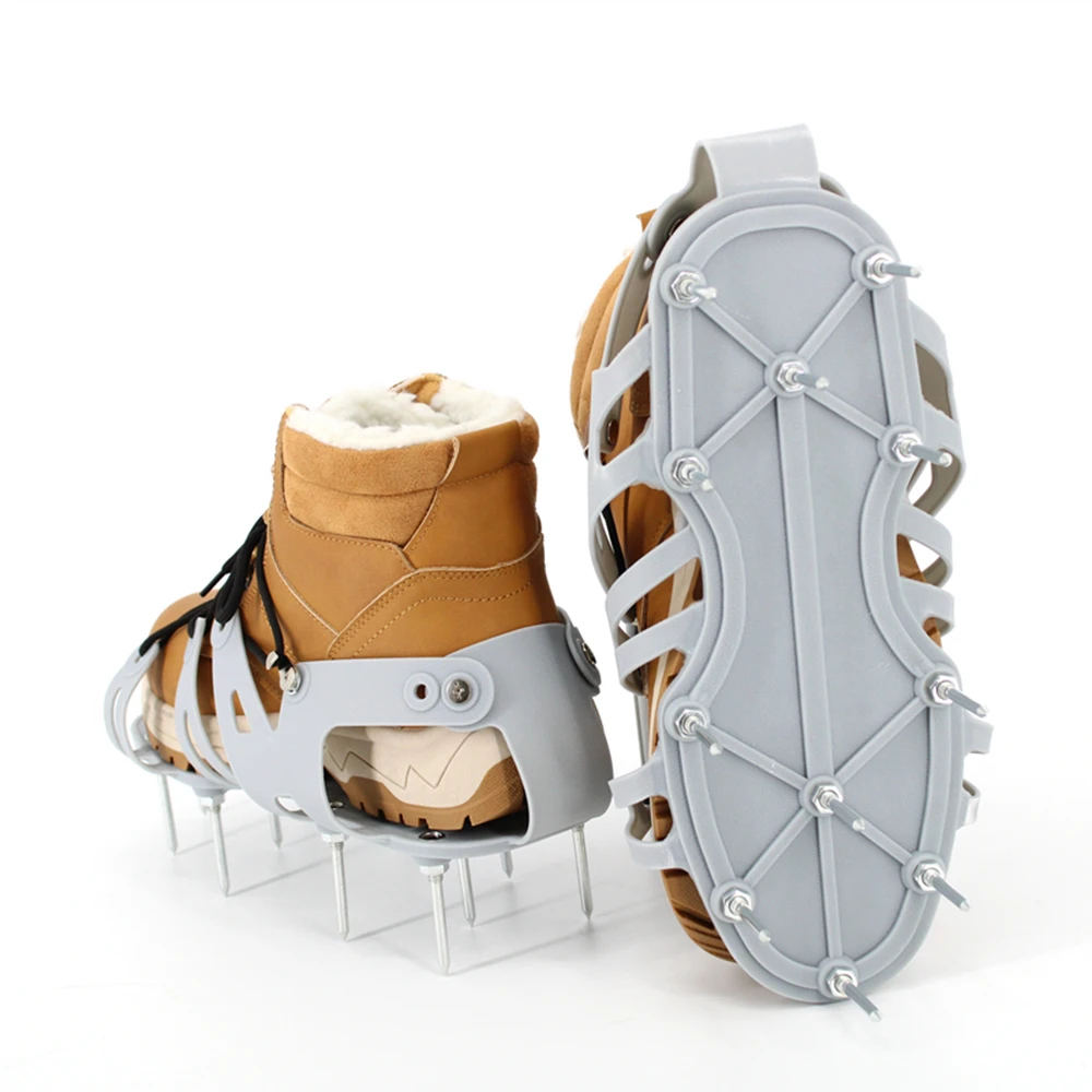 Best-selling Spikes Shoes Custom Logo Zapatos para aireadores de césped High Quality Loose Soil Lawn Aerator Shoes