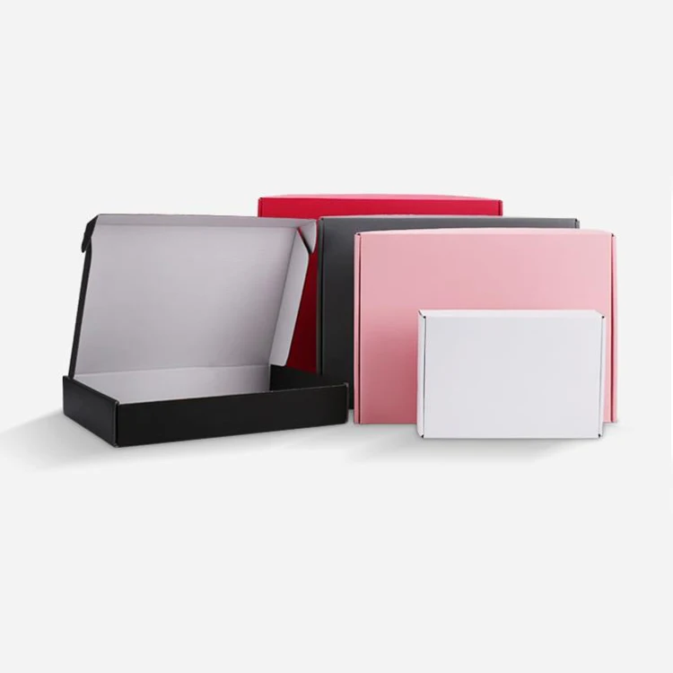 Y9 wholesale matte black corrugated paper gift boxes custom shipping mailer box for Underwear and clothes with your own logo