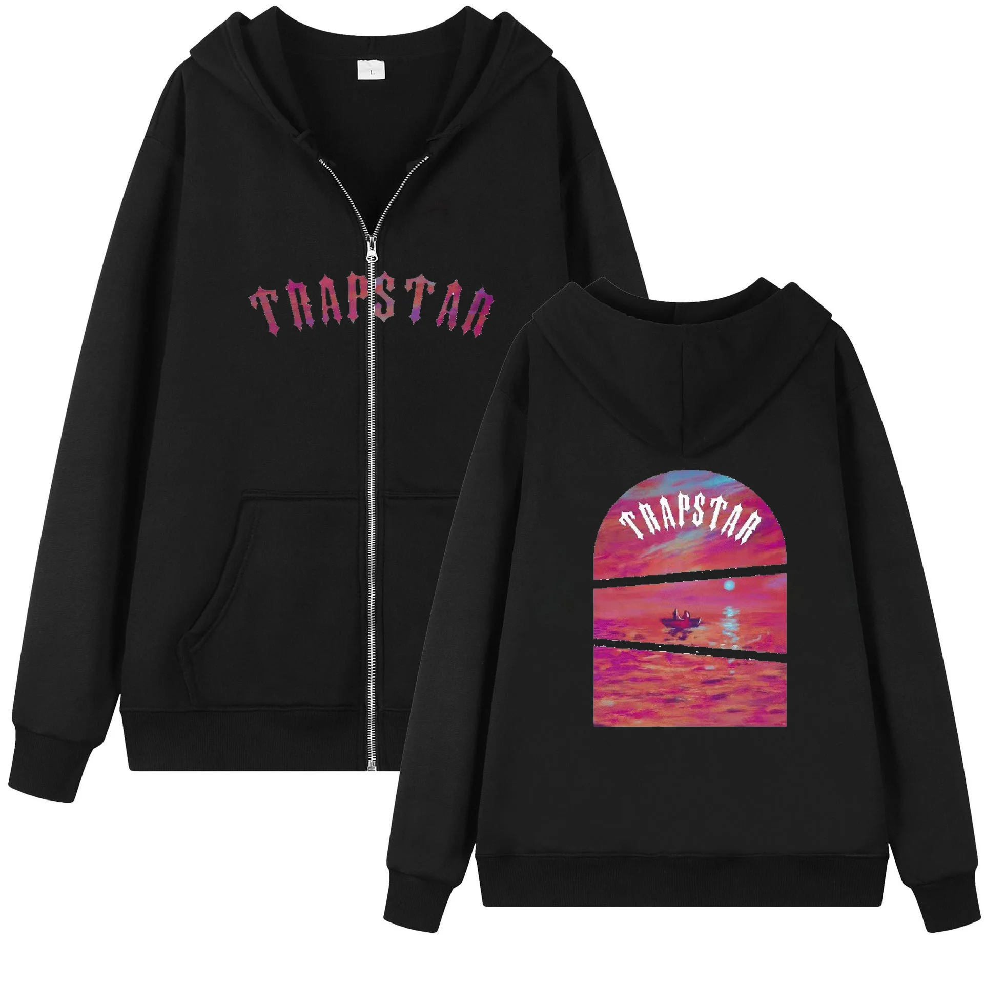 2024 Wholesale Clothing Manufacturer Nylon Tracksuit Custom High Quality Jogging Suits Unisex Heavyweight Oversize Hoodies