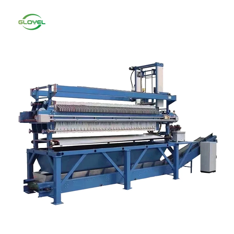Chemical Materials Wastewater Treatment Filter Press For Textile Sludge