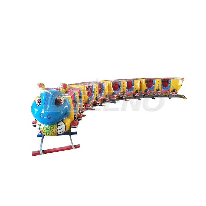 Hot Selling Attraction Park Equipment Funfair Rides Party Rental Kids Mini Track Attraction Electric Track Train For Sale