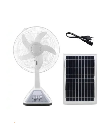 Factory price 16 Inch Solar Table Fan Remote Control Solar Wall mounted Fan