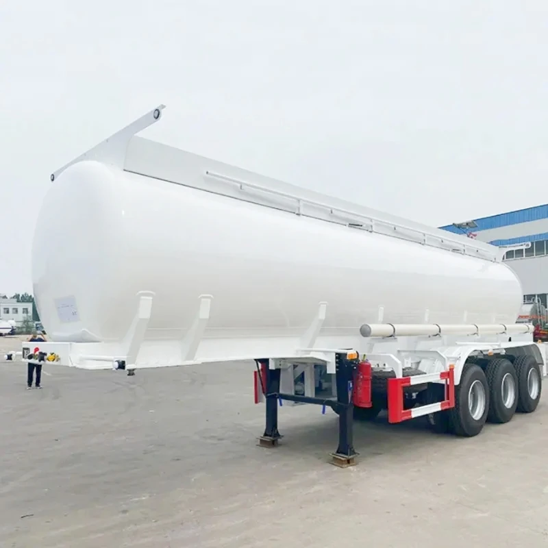 Новый Алюминиевый Топливный Танкер 42CBM полуприцеп Saudi 50000L дизельный накопитель из нержавеющей стали химическая Емкость