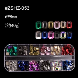 Hight Quality Multi Glass Crystal Rhinestone Nail Art Decoration Flatback Nail Art