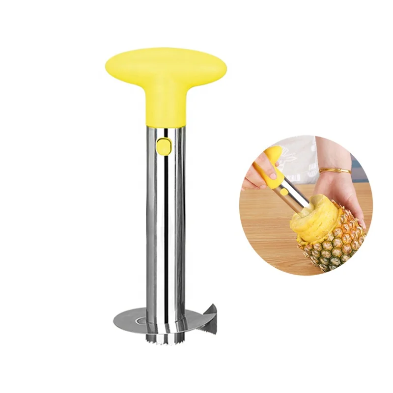 Stainless Steel Fruit Peeler Easy Kitchen Accessories Pineapple Slicer Cutter Corer