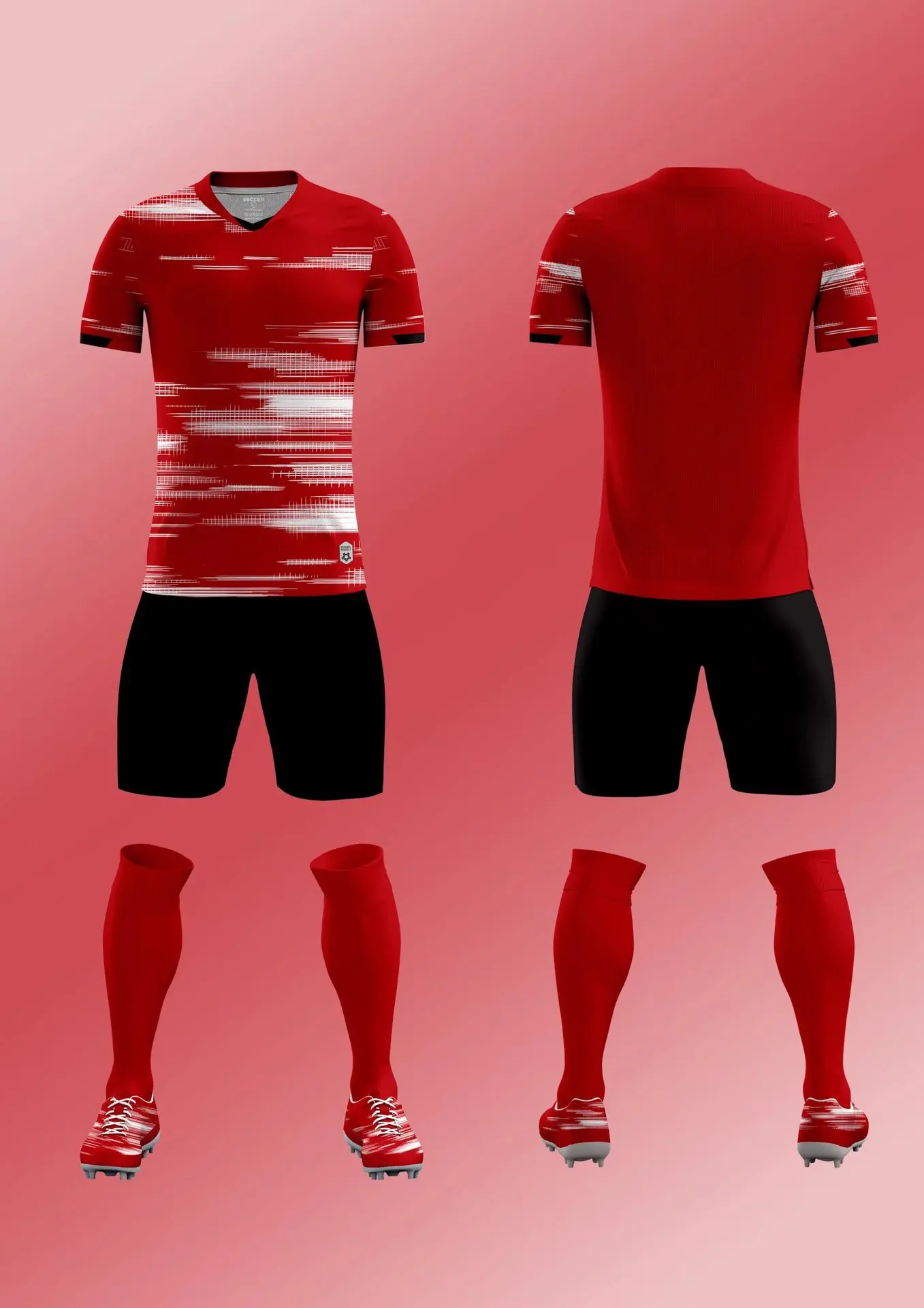 Outdoor Sports Orange Soccer Uniforms Clothes Football 2023 Professional Soccer Uniforms