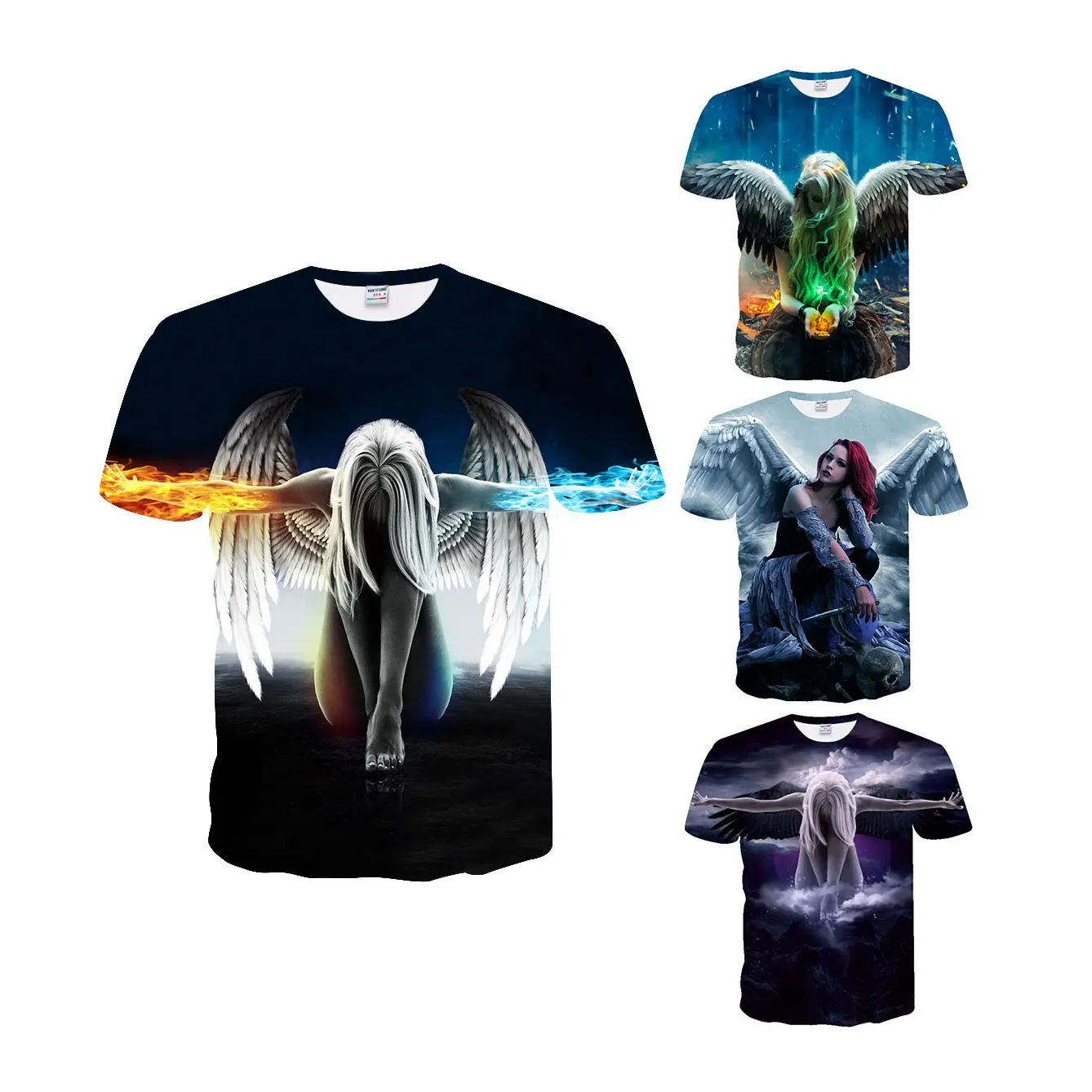 High Quality Wholesale T Shirt 3 D Printing Men Bamboo T-Shirt 95% Bamboo 5% Spandex