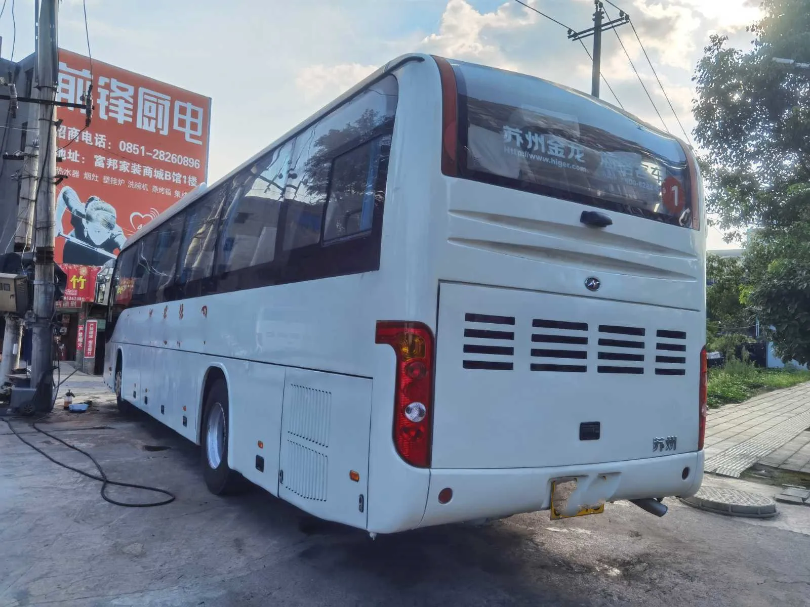 50%Off Used Bus for Transportation China Brand Higer KLQ6129 12000mm Length Limited Supply
