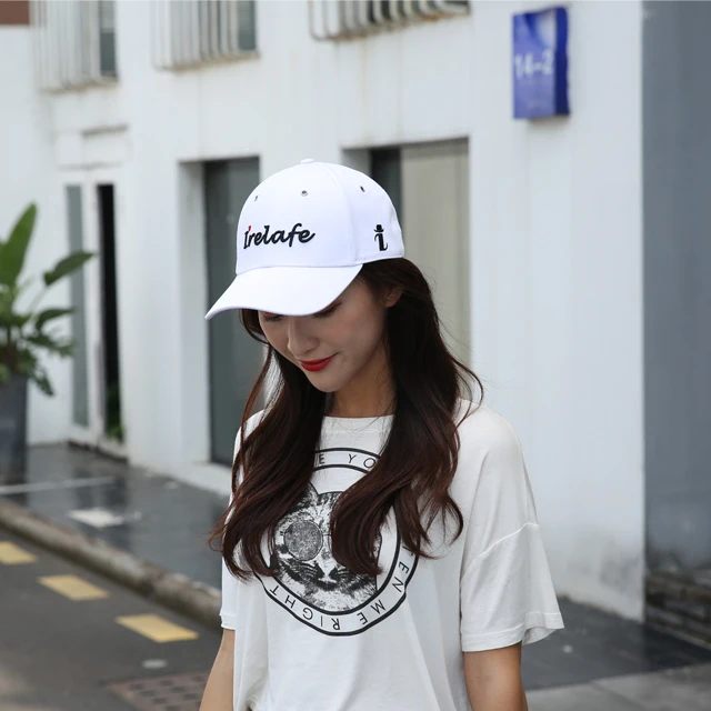 OEM Factory new design rose red baseball cap with embroidery logo face sandwich visor cap 3D embroidery on visor baseball hat