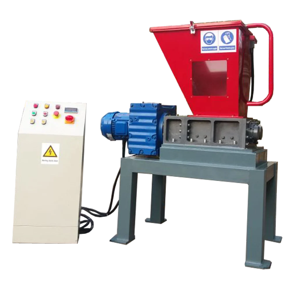 empty aerosol cans small industrial shredder