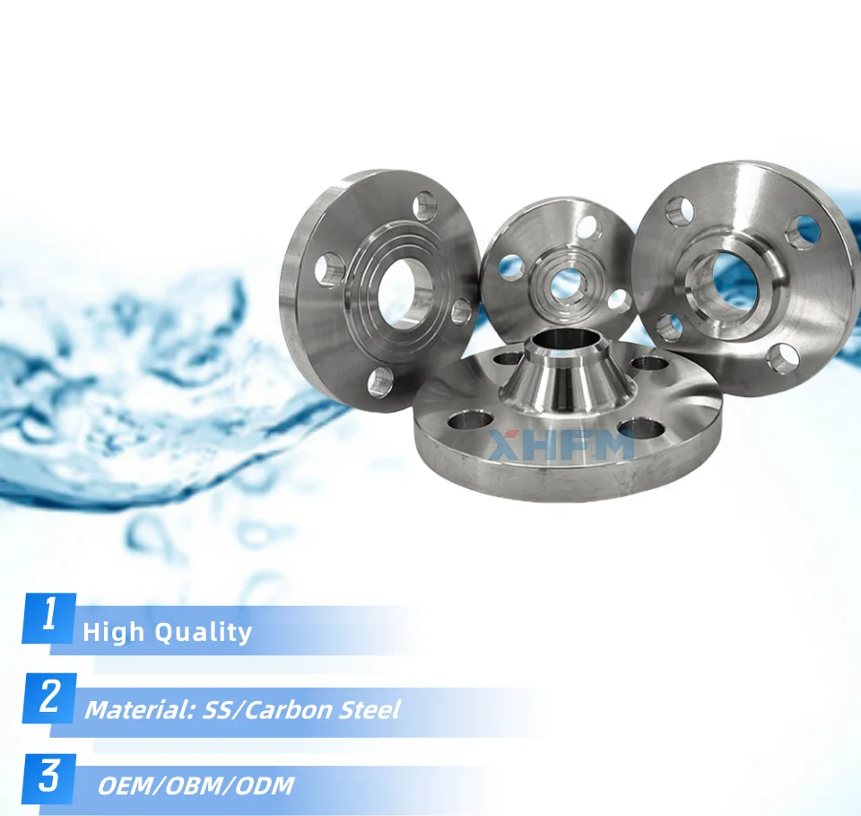 Large Diameter 316/304 Stainless Steel Butt Welding Flange Plate ANSI JIS DIN ISO GB Standards JPI Compliant Blind Flange Plate