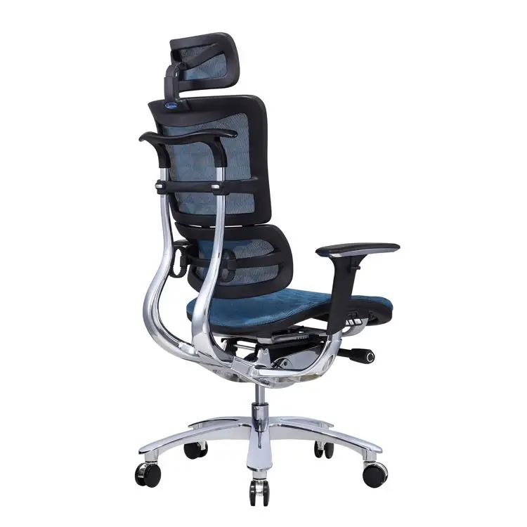 blue office chair full mesh office ergonomic high back most comfortable desk computer chair