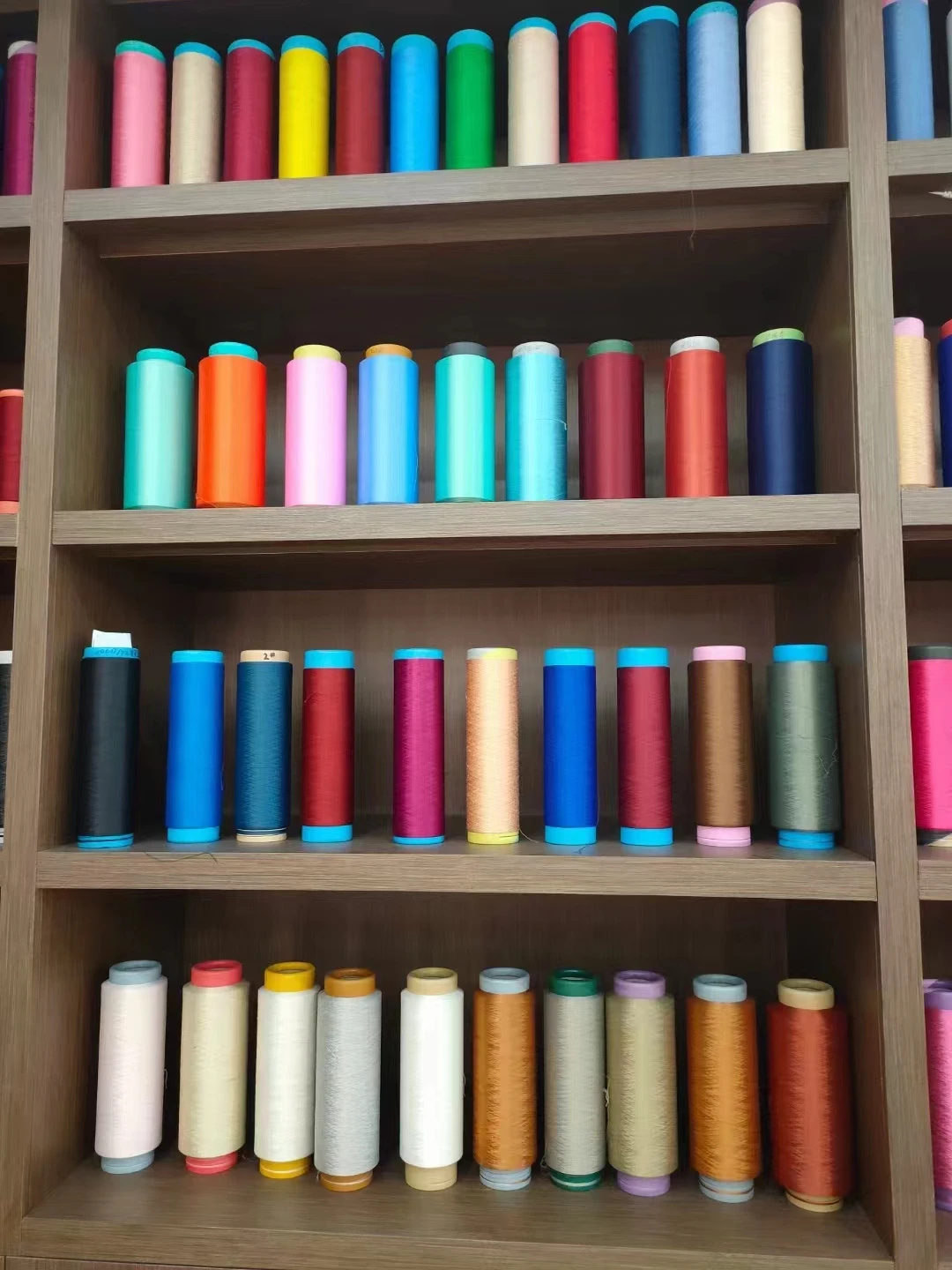 50D to 600D yellow low elasticity winding wire Recycled  DTY  yarn